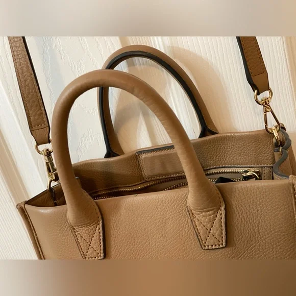 LEATHEROLOGY Kress medium tote bag, 9.5 by 8.5 inch 2 straps excellent condition - Picture 5 of 10